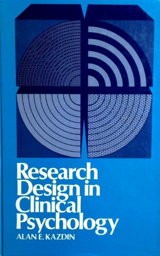 Beispielbild fr Research Design in Clinical Psychology zum Verkauf von Wonder Book