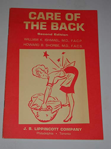 Stock image for Care of the Back for sale by CML Books on The Mall
