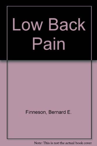 Imagen de archivo de Low Back Pain a la venta por Better World Books