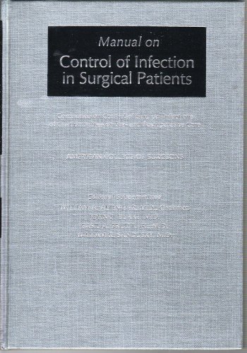 9780397503551: Manual on control of infection in surgical patients