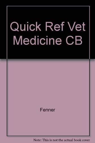 9780397504480: Quick Ref Vet Medicine CB