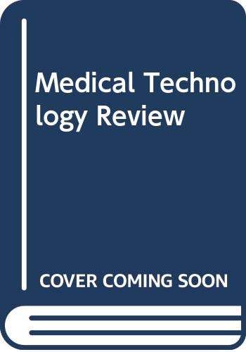 Beispielbild fr Medical Technology Review zum Verkauf von Better World Books: West