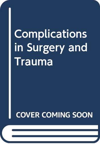 Stock image for Complications in surgery and trauma for sale by HPB-Red