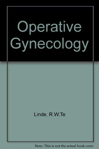 Imagen de archivo de Te Lindes Operative gynecology a la venta por Green Street Books