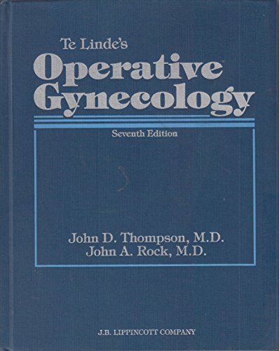 Beispielbild fr TeLinde's Operative Gynecology zum Verkauf von Better World Books