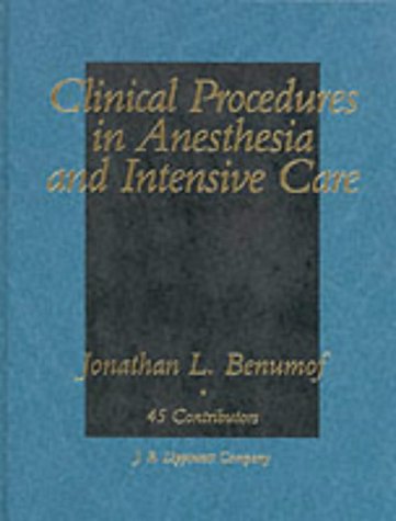 Imagen de archivo de Clinical Procedures in Anesthesia and Intensive Care a la venta por Books Unplugged