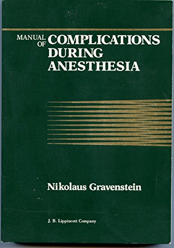 Stock image for Manual of Complications During Anesthesia for sale by HPB-Red