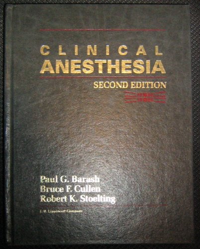 9780397511600: Clinical Anesthesia