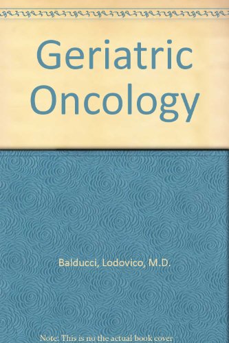 Stock image for Geriatric Oncology for sale by Friendly Books