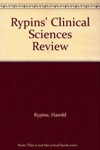 Imagen de archivo de Rypins' Clinical Sciences Review (Rypins' Reviews) a la venta por AwesomeBooks