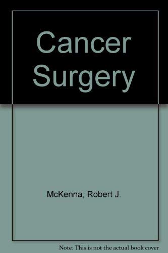 Stock image for Cancer Surgery for sale by HPB-Red