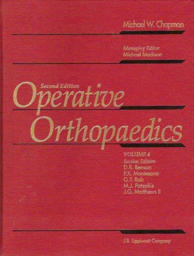 Beispielbild fr Operative Orthopaedics zum Verkauf von HPB-Red