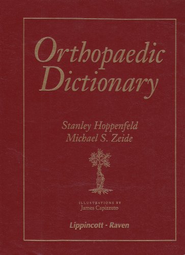 Imagen de archivo de Orthopaedic Dictionary a la venta por HPB-Red