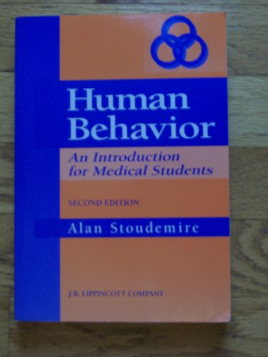 Stock image for Human Behavior: An Introduction For Medical Students, 2ND Ed for sale by Aragon Books Canada