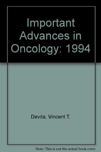 Imagen de archivo de Important Advances in Oncology 1994 a la venta por Zubal-Books, Since 1961