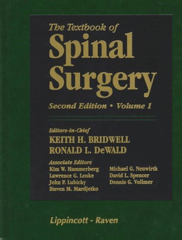 9780397513840: The Textbook of Spinal Surgery