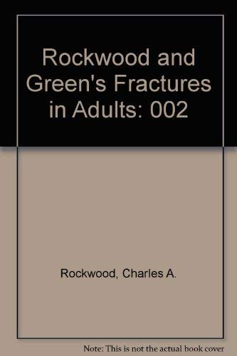 Beispielbild fr Rockwood and Green's Fractures in Adults, Vol. 2 zum Verkauf von SecondSale