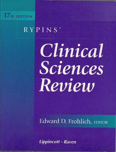 Stock image for Rypins' Clinical Sciences Review for sale by HPB-Red