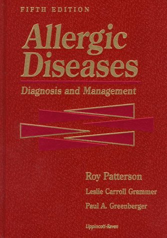 Beispielbild fr Patterson's Allergic Diseases : Treatment and Prevention zum Verkauf von Better World Books: West