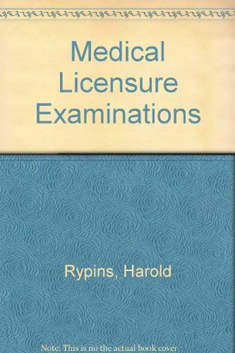 Stock image for Rypins' Medical Licensure Examinations for sale by Irish Booksellers