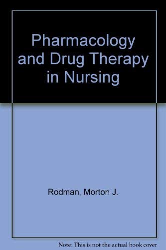 Stock image for Pharmacology & Drug Therapy in Nursing for sale by ThriftBooks-Dallas