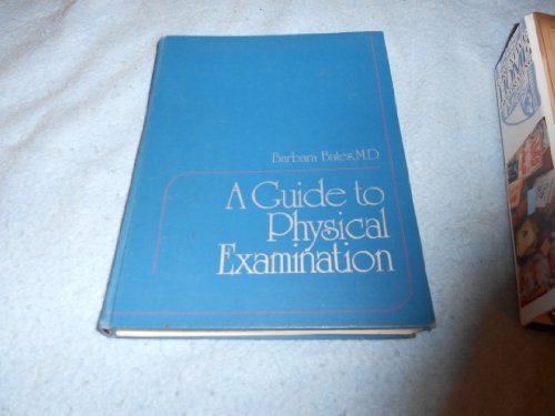Imagen de archivo de A Guide to Physical Examination a la venta por Top Notch Books