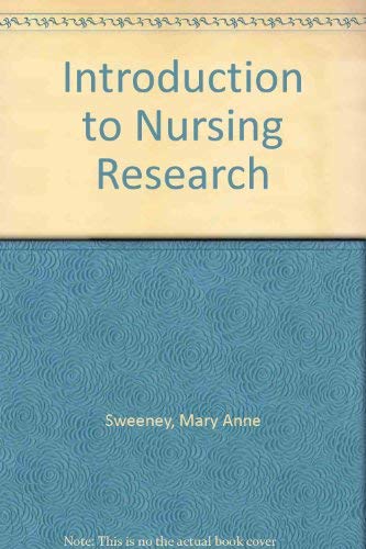 Stock image for An Introduction to Nursing Research for sale by Better World Books Ltd