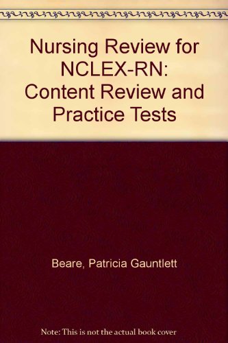 Stock image for Nursing Review for Nclex-Rn: Content Review and Practice Tests for sale by HPB-Emerald