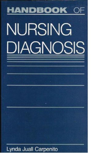 Stock image for Handbook of Nursing Diagnosis for sale by Better World Books