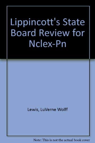 Stock image for Lippincott's state board review for NCLEX-PN for sale by Wonder Book