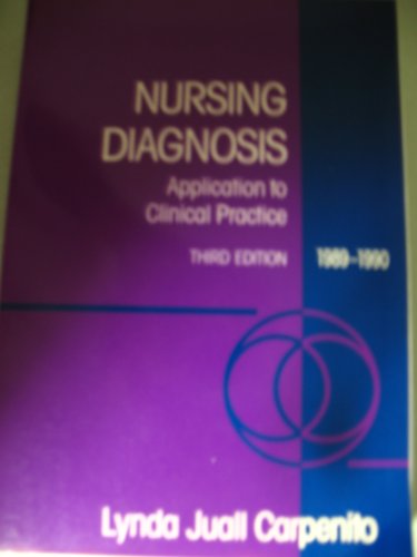 Stock image for Nursing Diagnosis 3e o/e Carpenito for sale by Better World Books