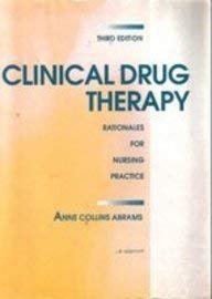 Beispielbild fr Clinical Drug Therapy : Rationales for Nursing Practice zum Verkauf von Better World Books