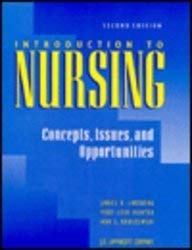 Beispielbild fr Introduction to Nursing: Concepts, Issues, and Opportunities zum Verkauf von HPB-Red