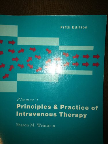 Imagen de archivo de Plumer's Principles & Practice of Intravenous Therapy a la venta por POQUETTE'S BOOKS