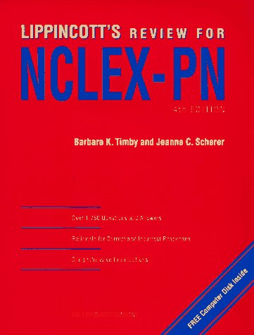 9780397550241: Lippincott's Review for Nclex-Pn/Book and Disk