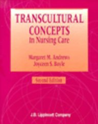 Beispielbild fr Transcultural Concepts in Nursing Care zum Verkauf von Better World Books