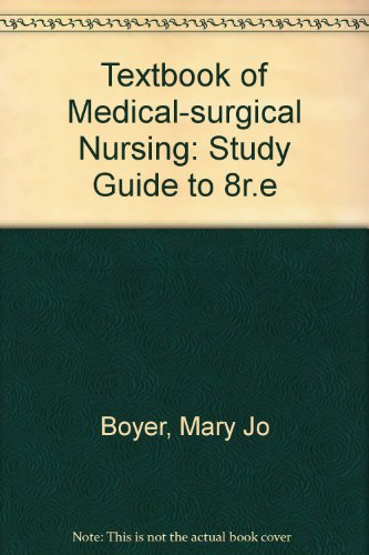 Stock image for Study Guide to Accompany Brunner and Suddarth's Textbook of Medical-Surgical Nursing for sale by SecondSale