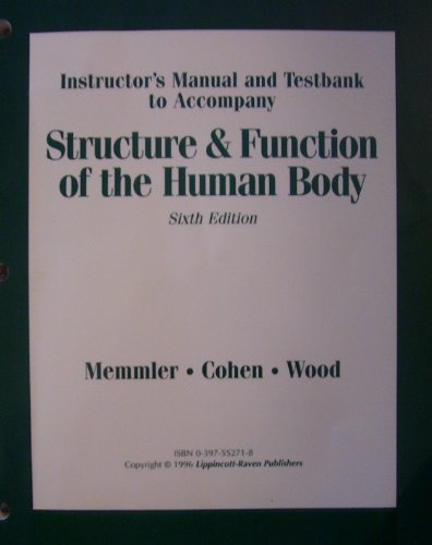 Structure Function Body Instructors - AbeBooks