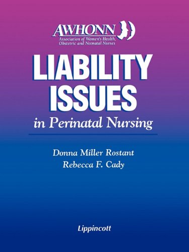 Beispielbild fr Liability Issues in Perinatal Nursing zum Verkauf von Better World Books