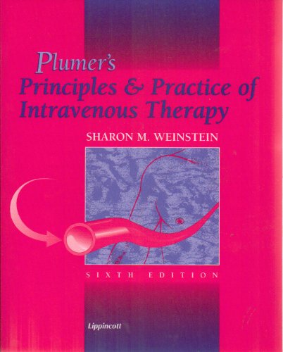 Beispielbild fr Plumer's Principles and Practice of Intravenous Therapy zum Verkauf von Wonder Book