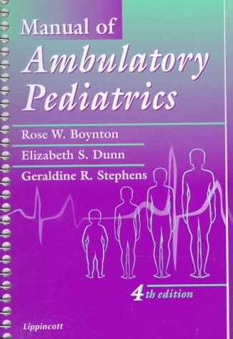 Imagen de archivo de Manual of Ambulatory Pediatrics a la venta por SecondSale