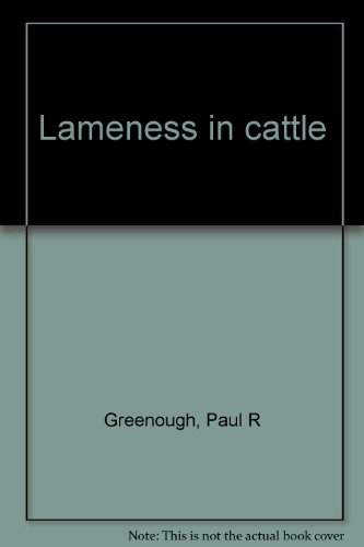 9780397581160: Lameness in cattle