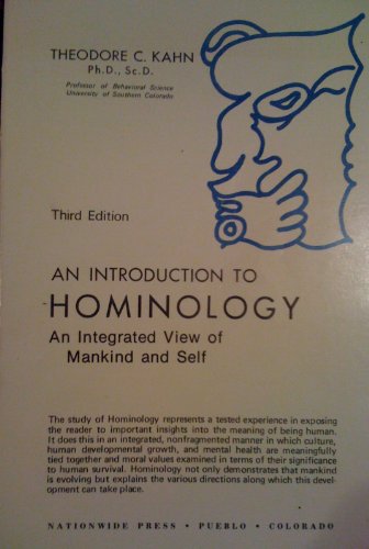 Imagen de archivo de An Introduction to Hominology: The Study of the Whole Man. a la venta por Yushodo Co., Ltd.