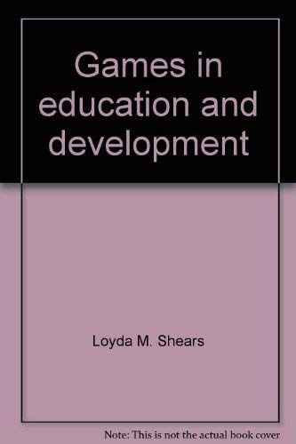 Stock image for Games in Education and Development for sale by Better World Books