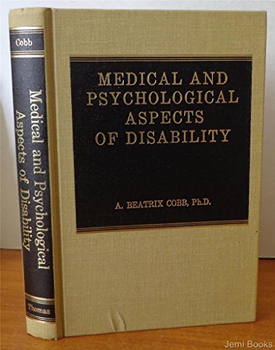 Imagen de archivo de Medical and Psychological Aspects of Disability a la venta por Virtuous Volumes et al.