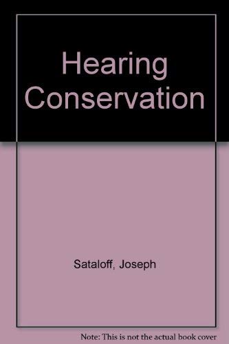 Imagen de archivo de HEARING CONSERVATION a la venta por Alkahest Books