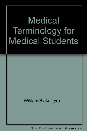 9780398038205: Medical Terminology for Medical Students