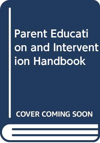 Stock image for Parent Education and Intervention Handbook for sale by General Eclectic Books