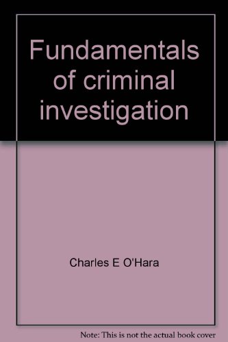 9780398040000: Title: Fundamentals of Criminal Investigation