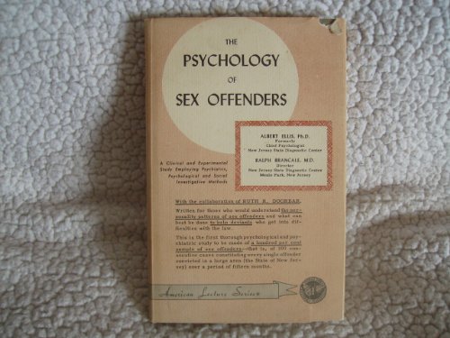Psychology of Sex Offenders (9780398042523) by Ellis, Albert; Brancale, Ralph
